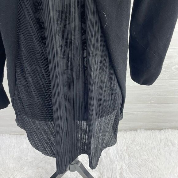 Karen Millen Chiffon Open Back High Low Sweater - Picture 6 of 10